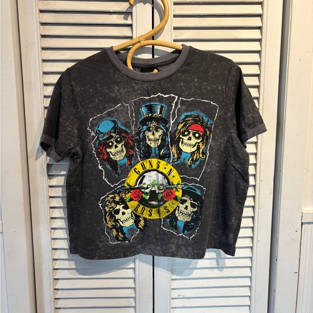 Women's Guns N Roses Graphic Band Tee - Black
